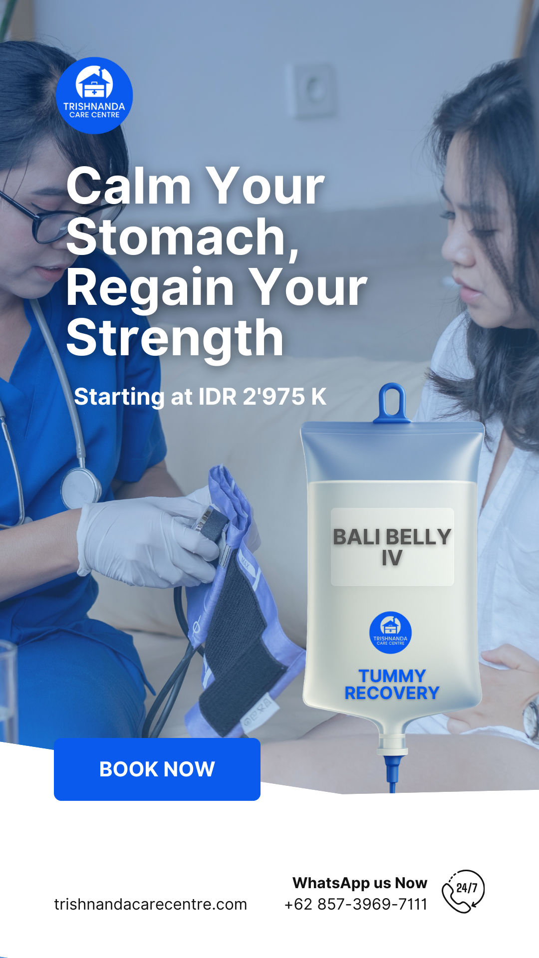 Bali Belly IV therapy in Bali
