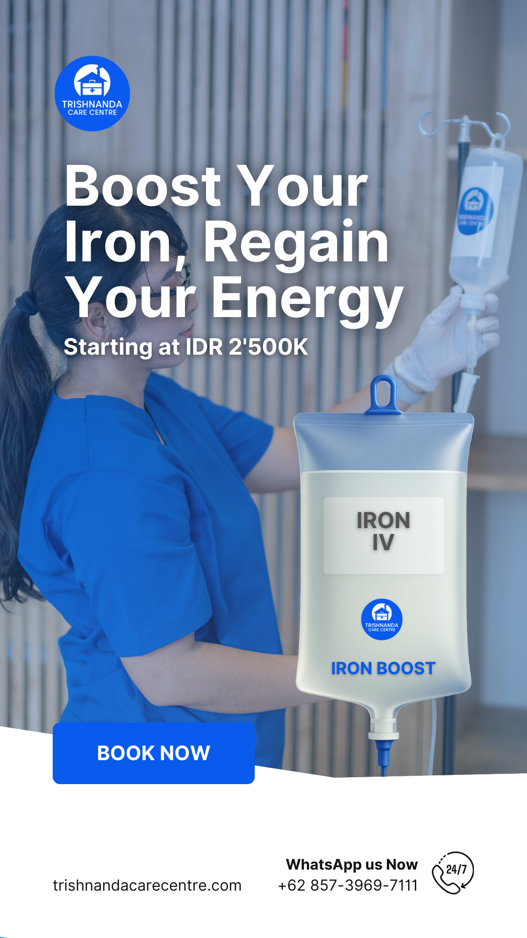 Iron IV therapy in Bali
