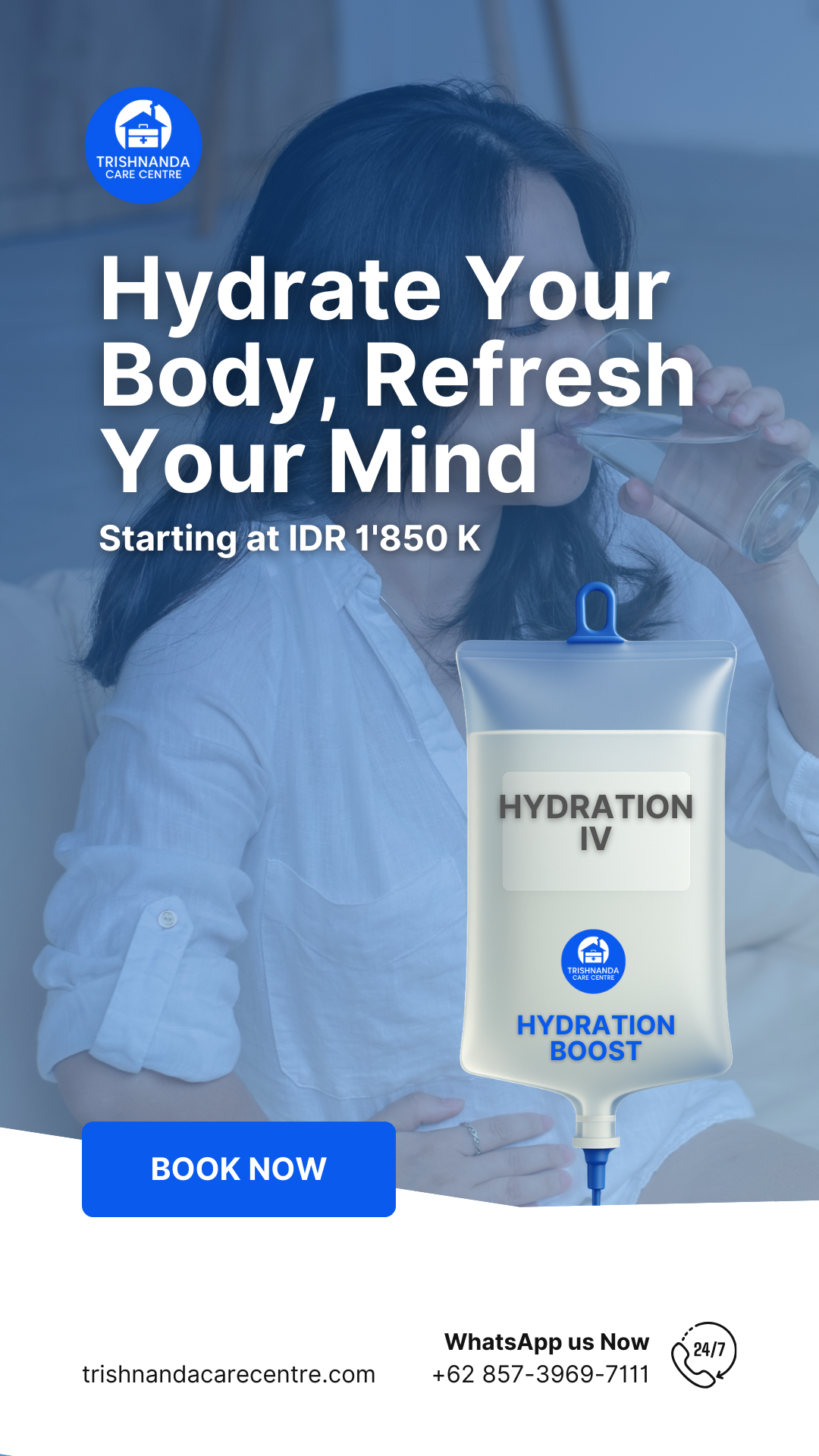 Hydration IV therapy in Bali