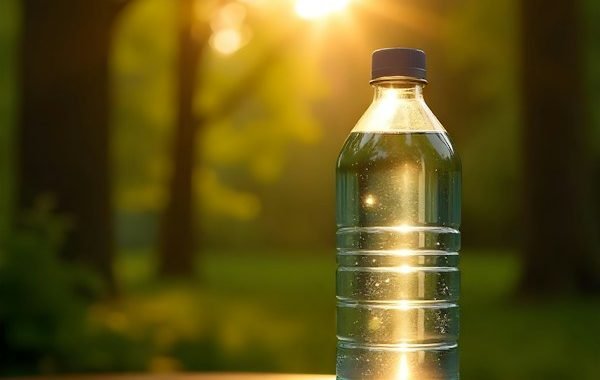 Sealed bottled water in Bali